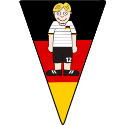Pennant Soccer player Germany 2021