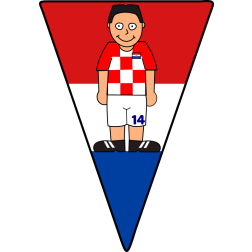 Pennant Soccer player Croatia 2021