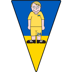 Pennant Soccer player Ukraine 2021