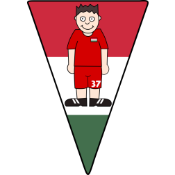 Pennant Soccer player Hungary 2021