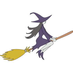 Witch on broom-1637182906