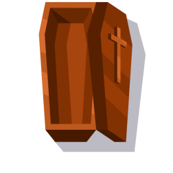 Wooden casket