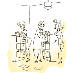 Office workers