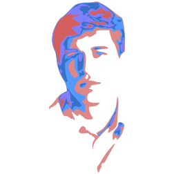 Young tired man portrait