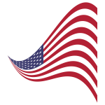 American Flag Stylized