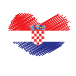 Croatia flag patriotic symbol