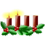Second Sunday in advent vector image