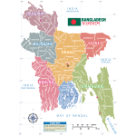 Bangladesh District Map