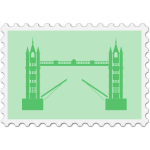 English stamp image