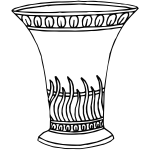 Simple vase drawing
