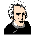 Thomas Jefferson vector image