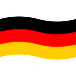 Flag of Germany vector graphics