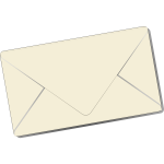 Sealed envelope vector clip art
