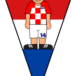 Pennant Soccer player Croatia 2021